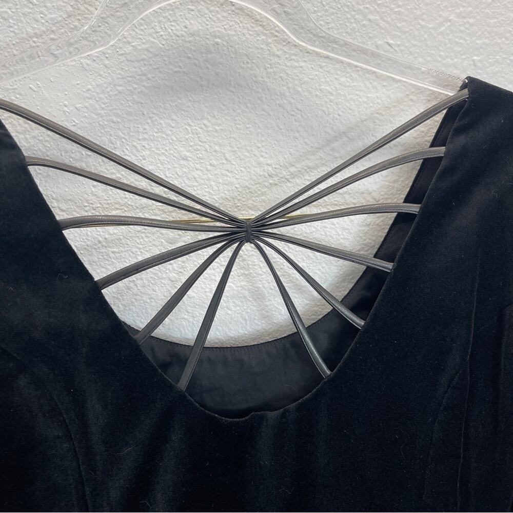 The Kooples Velvet Short Black Dress - Picture 6 of 16